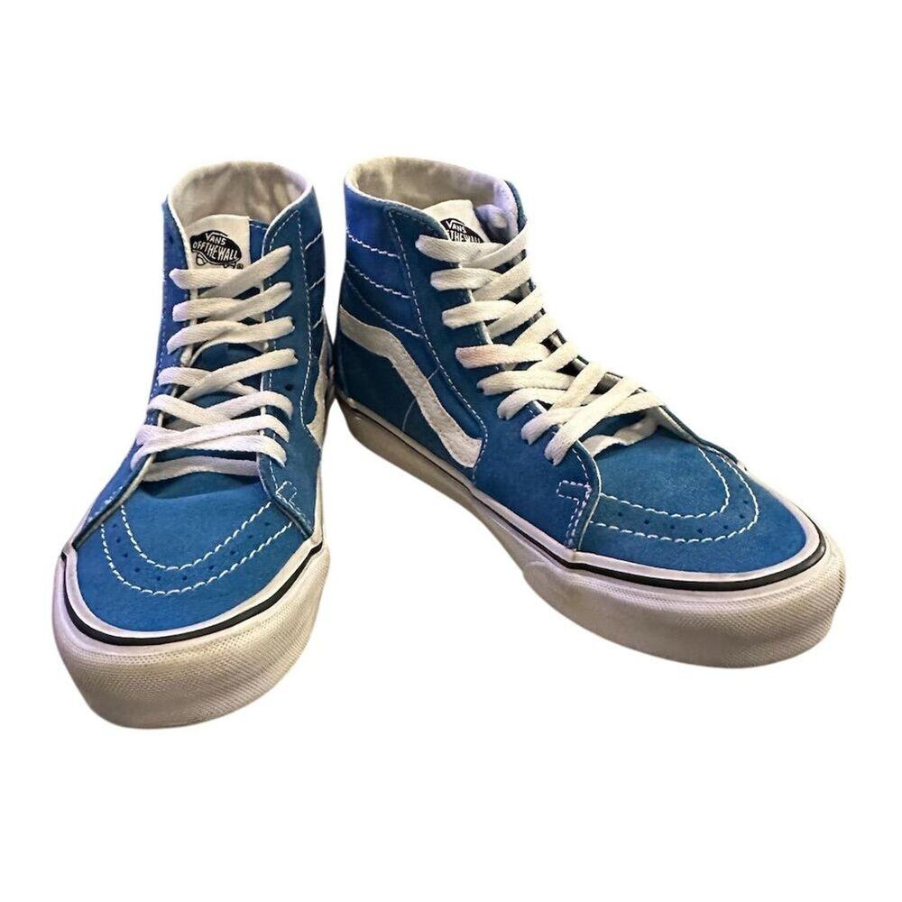 Vans Sk8-Hi Tapered Unisex Blue Sneakers Size men's 6.5 women 8 Casual Shoes